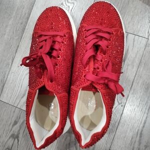Sparkling Red Women's Sneakers